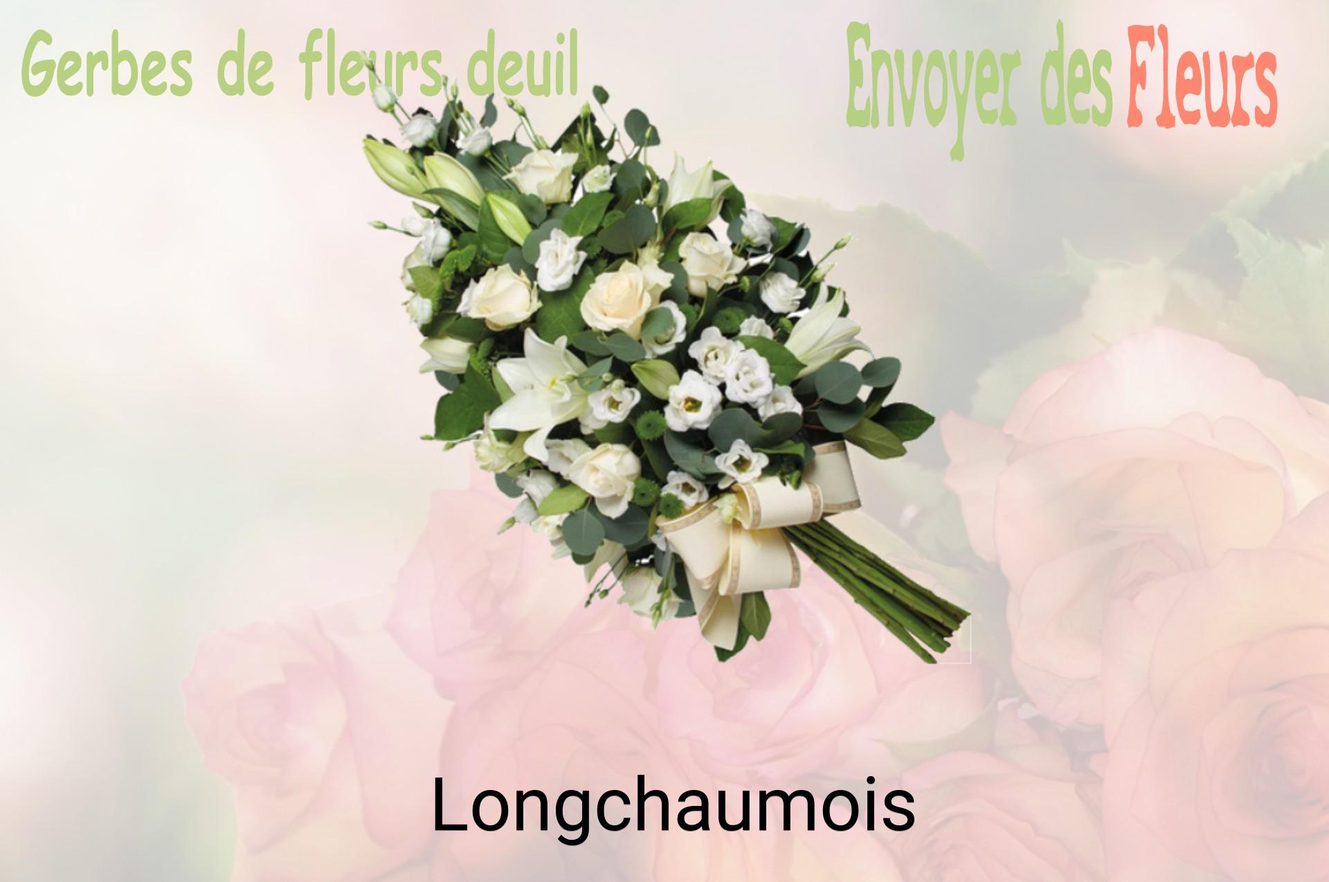 Gerbe de fleurs de deuil livrée à Longchaumois